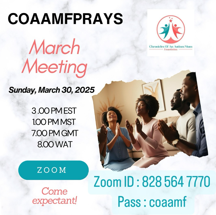 March COAAMF prays